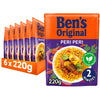 Bens Original Peri Peri Microwave Rice 220g (Pack of 6)