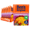 Bens Original Vegetable Pilau Microwave Rice 250g (Pack of 6)