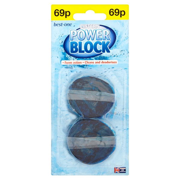 Best-One Cistern Power Block 2 x 50g (Pack of 12)