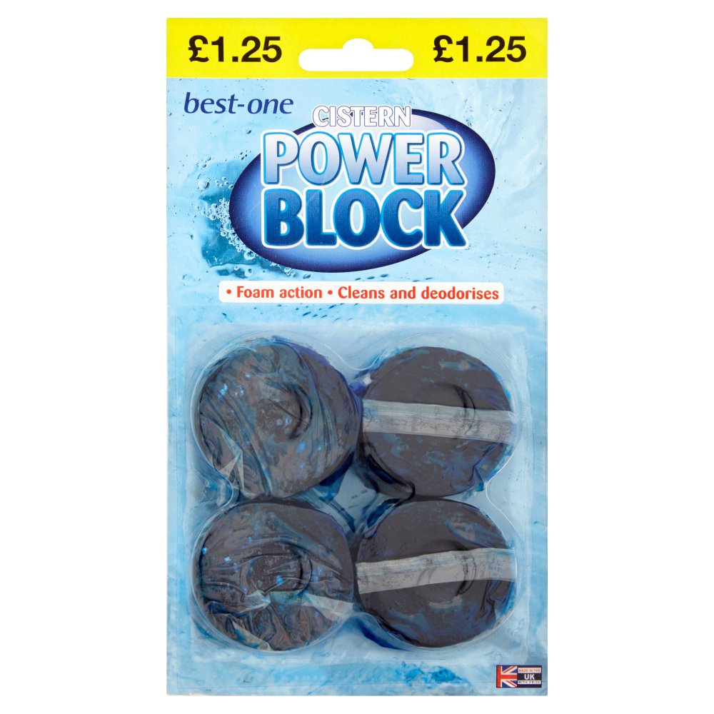 Best-One Cistern Power Block 4 x 50g (Pack of 12)