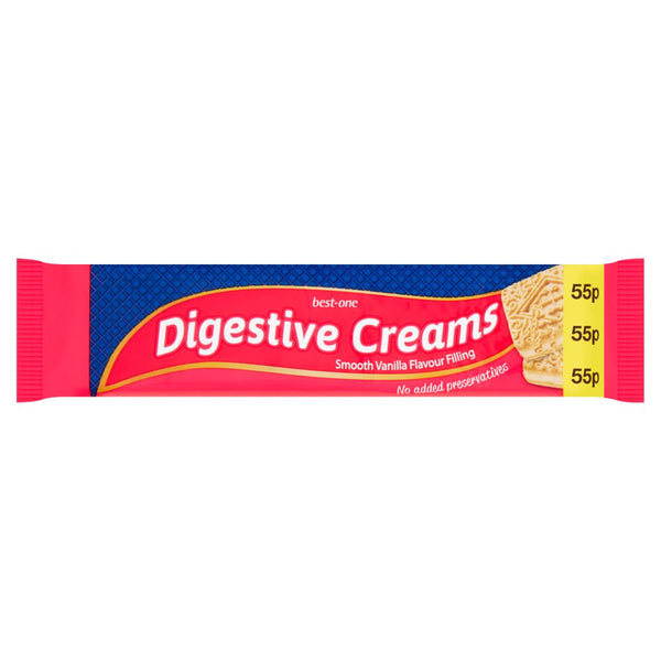 Best-One Digestive Creams 125g (Pack of 12)