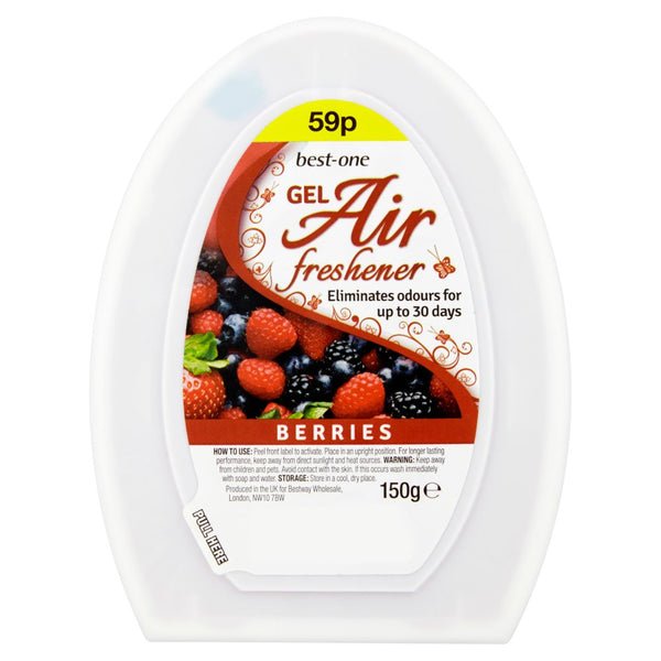 Best-One Gel Air Freshener Berries 150g (Pack of 12)