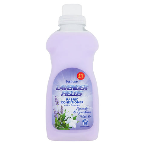 Best-One Lavender Fields Lavender & Gardenia Fabric Conditioner 750ml (Pack of 8)