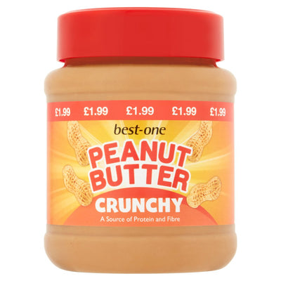 Best-One Peanut Butter Crunchy 340g (Pack of 6)
