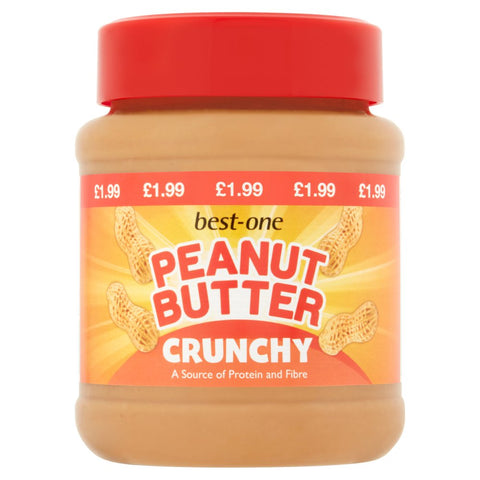 Best-One Peanut Butter Crunchy 340g (Pack of 6)