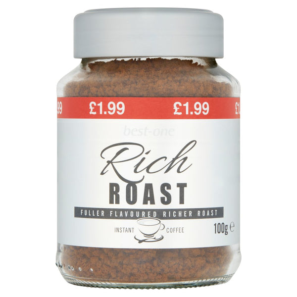 Best-One Rich Roast Instant Coffee 100g (Pack of 6)