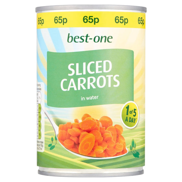 Best-One Sliced Carrots in Water 300g (Pack of 12)