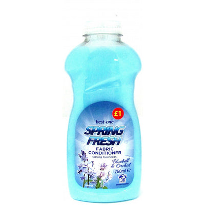 Best-One Spring Fresh Bluebell & Orchid Fabric Conditioner 750ml (Pack of 8)
