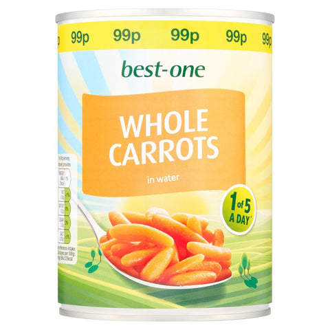 Best-One Whole Carrots in Water 560g (pack of 12)