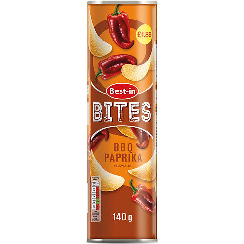 Best In Bites BBQ Paprika 140g (Pack of 12)