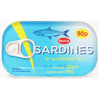 Best In Sardines In Sunflower Oil 120g (Pack of 6)