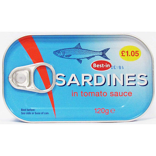 Best In Sardines In Tomato Sauce 120g (Pack of 6)