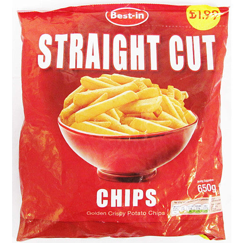 Best In Straight Cut Chips 650g (Pack of 1)