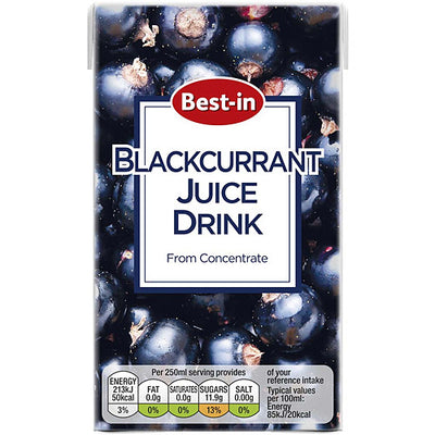Bestin Blackcurrant Juice Drink 250ml (Pack of 27)