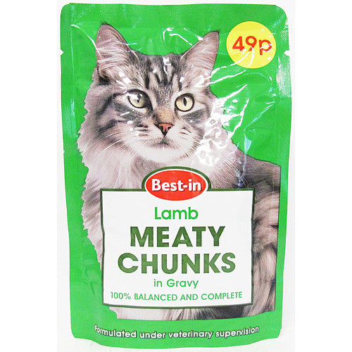Bestin Cat Pouch Lamb 100g (Pack of 22)
