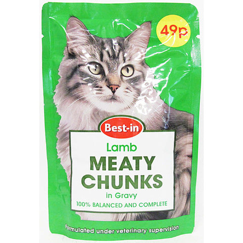 Bestin Cat Pouch Lamb 100g (Pack of 22)