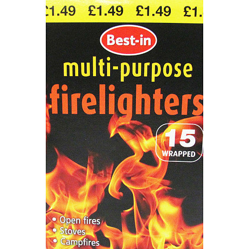 Bestin Firelighters 15pk (Pack of 28)