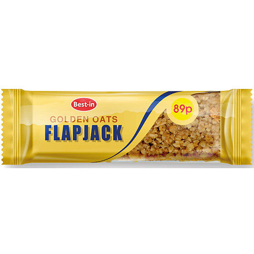 Bestin Golden Oats Flapjack 85g (Pack of 12)