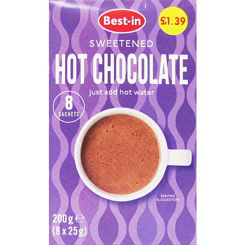 Bestin Hot Chocolate 200g (Pack of 8)
