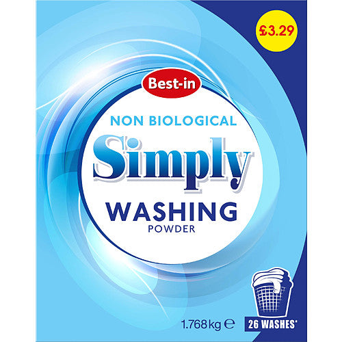 Bestin Non Bio Detergent Powder 26Wash (Pack of 5)