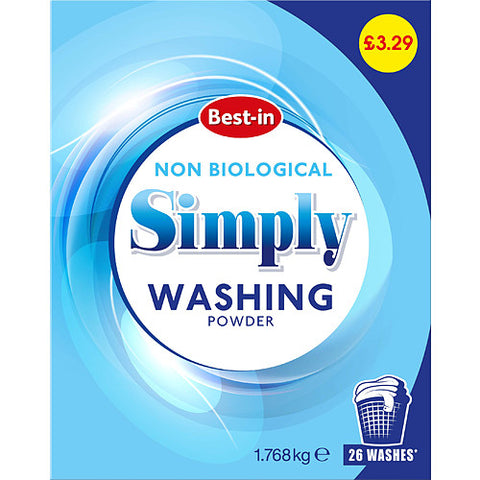 Bestin Non Bio Detergent Powder 26Wash (Pack of 5)
