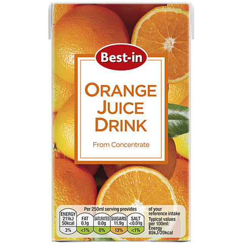 Bestin Orange Juice Drink 250ml (Pack of 27)