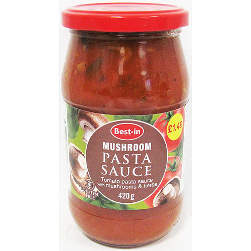 Bestin Pasta Sauce Mushroom 420g (Pack of 6)