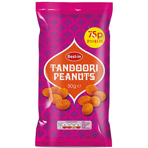Bestin Tandoori Peanuts  50g (Pack of 12)