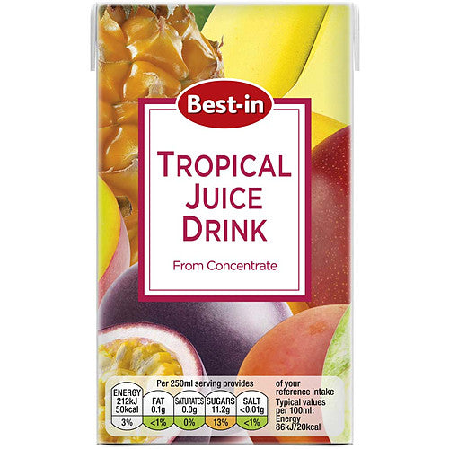 Bestin Tropical Drink 250ml (Pack of 27)
