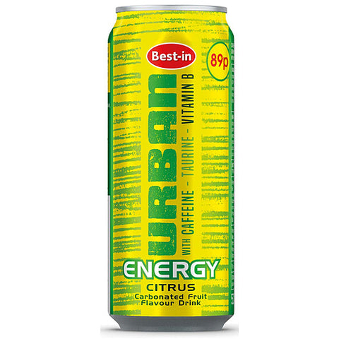 Bestin Urban Energy Citrus 500ml (Pack of 12)