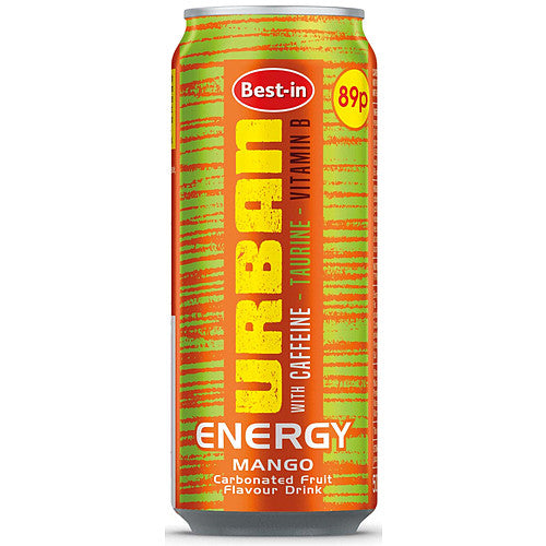 Bestin Urban Energy Mango 500ml (Pack of 12)