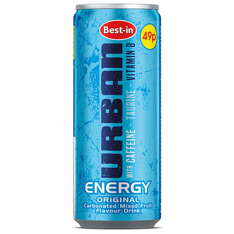 Bestin Urban Energy Original 250ml (Pack of 12)