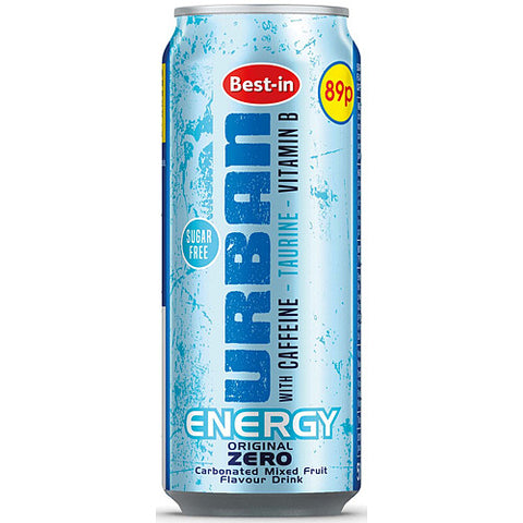 Bestin Urban Energy Original Zero 500ml (Pack of 12)