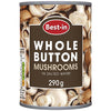 Bestin Button Mushrooms 290g (Pack of 6)