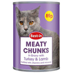 Bestin Cat Food Turkey & Lamb 400g (Pack of 12)