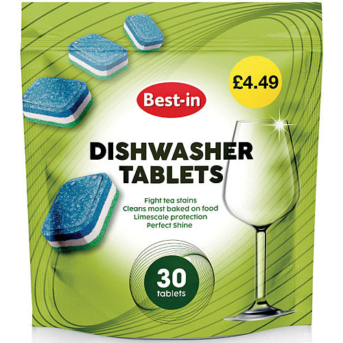 Bestin Dishwasher Tablets 30 Capsules (Pack of 8)