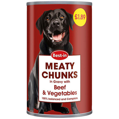 Bestin Dog Beef & Vegetable 1.2Kg (Pack of 6)