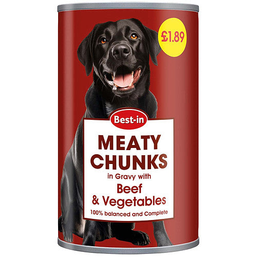 Bestin Dog Beef & Vegetable 1.2Kg (Pack of 6)