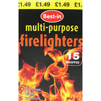 Bestin Firelighters 15pk (Pack of 28)