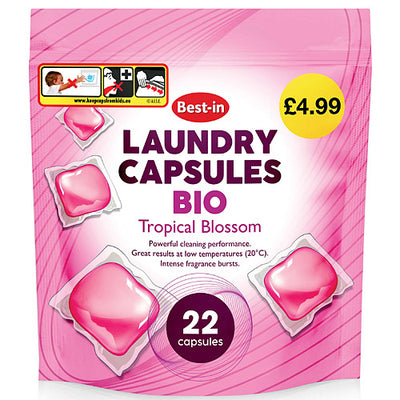 Bestin Laundry Bio 22 washes  (Pack of 8)