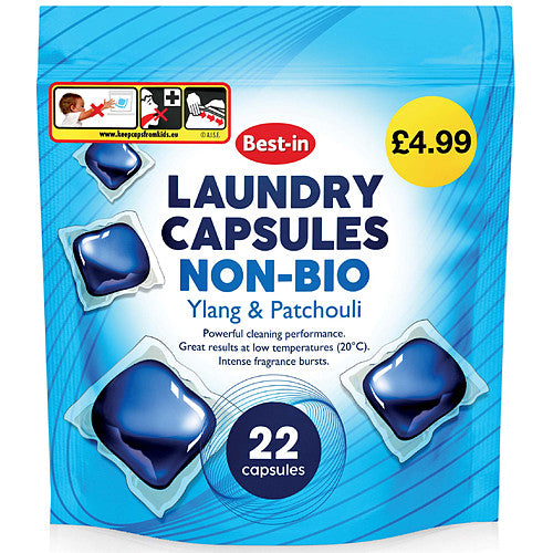 Bestin Laundry Non Bio 22 washes  (Pack of 8)