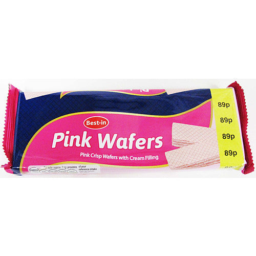 Bestin Pink Wafers 100g (Pack of 12)