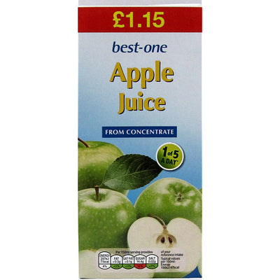 Bestone Apple Juice 1Ltr (Pack of 12)