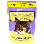 Bestone Cat Pouch Chicken & Turkey 100g (Pack of 22)
