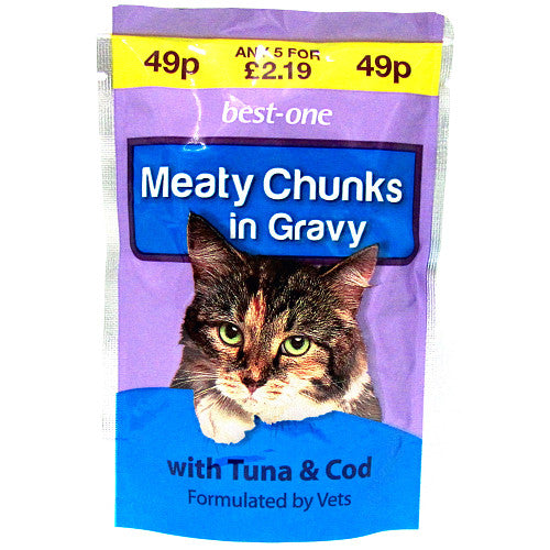 Bestone Pouch Tuna & Cod 100g (Pack of 22)