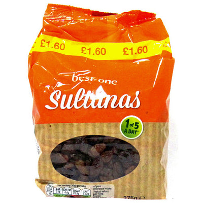 Bestone Sultanas 375g  (Pack of 6)