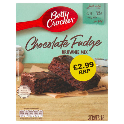 Betty Crocker Chocolate Fudge Brownie Mix 415g (Pack of 4)