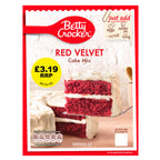 Betty Crocker Red Velvet Cake Mix 425g (Pack of 4)