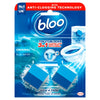 Bloo 3in1 Anti-Clogging Toilet Blocks Original Blue 2 x 50g (Pack of 7)