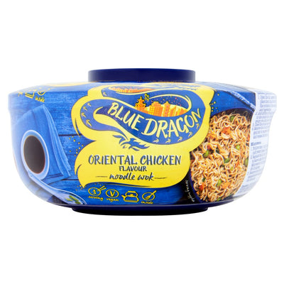 Blue Dragon Oriental Chicken Flavour Noodle Wok 65g (Pack of 6)